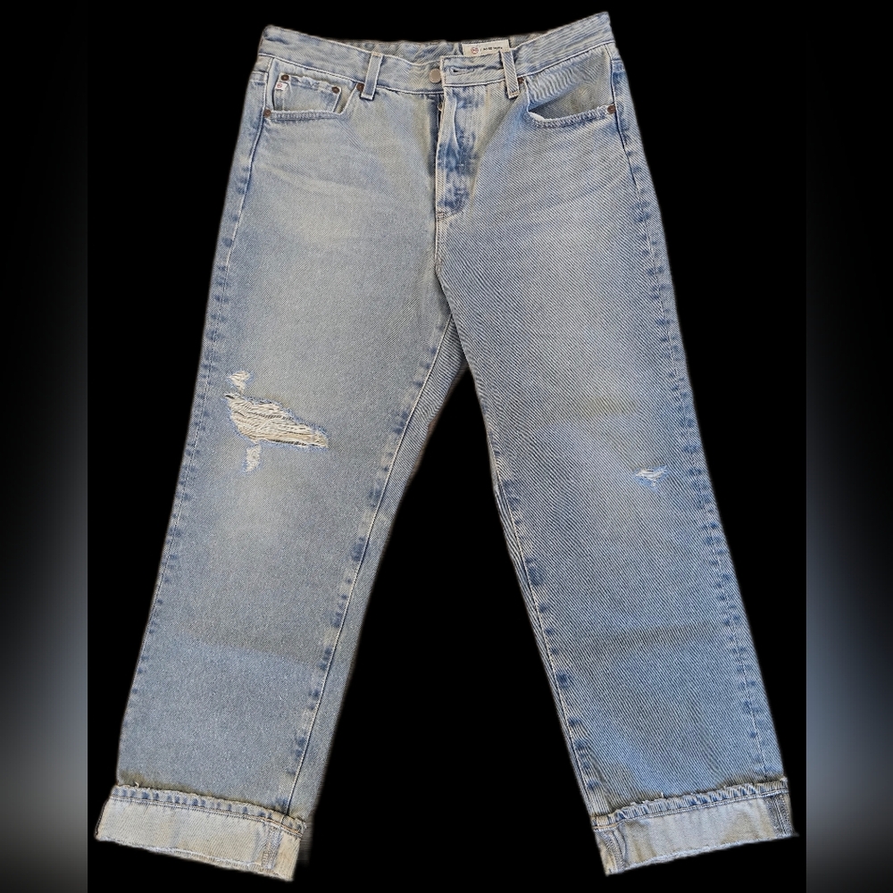 AG Jeans Alexxis Crop High-Rise Vintage Fit Denim